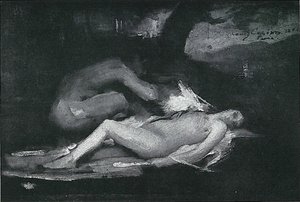 Pareja de amantes de Lovis Corinth